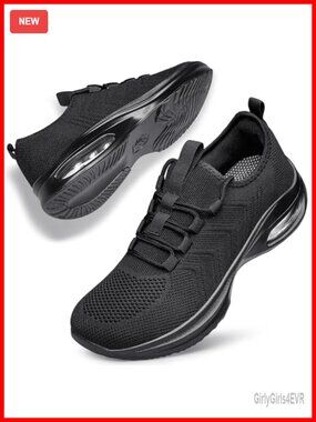 Wide Width Walking Shoes Women Extra Cushion Breathable Athletic Sneakers
